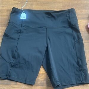 lululemon athletica Black Bike Shorts